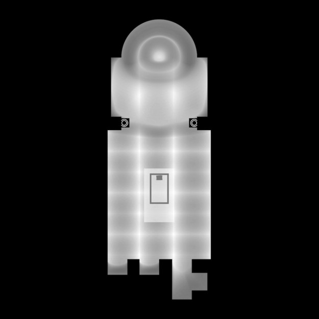 Carte des résonances acoustique dans la chapelle