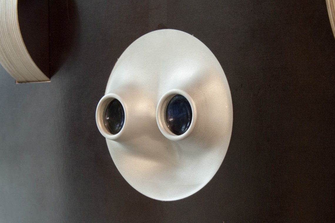 Les oculaires usinés dans un bloc d’aluminium.