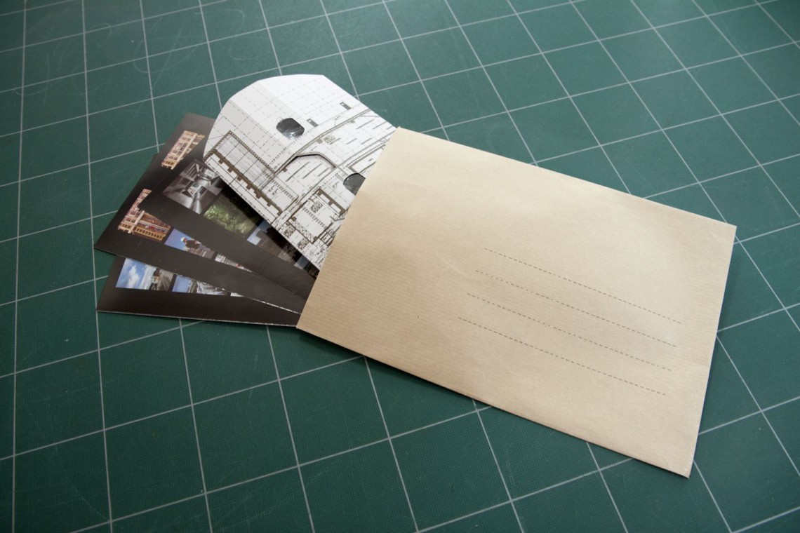 L'ensemble tient dans une enveloppe A5.